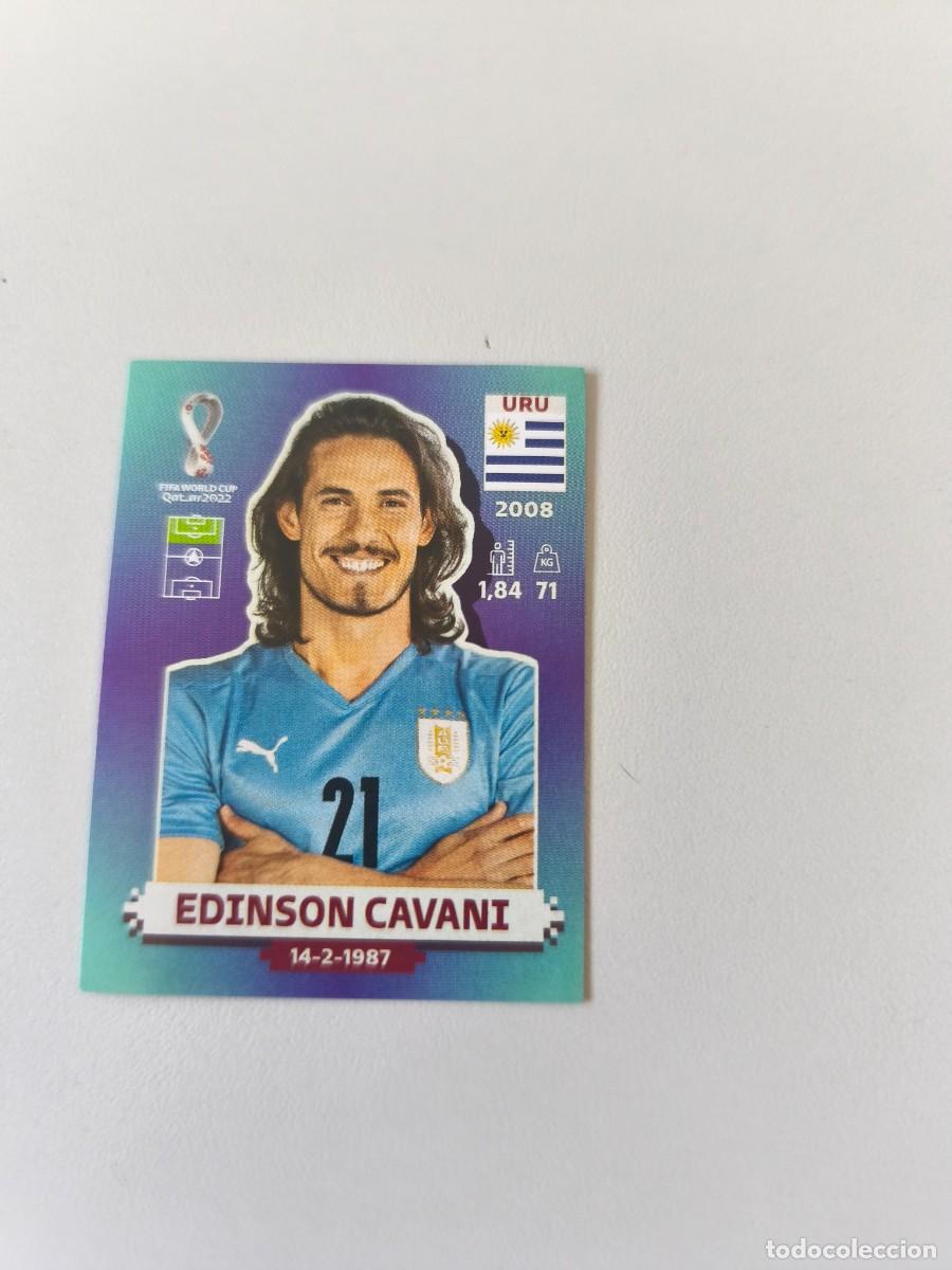 Coleccionismo cromos antiguos: MUNDIAL QATAR 2022 PANINI EDINSON CAVANI URU 17 CMR2