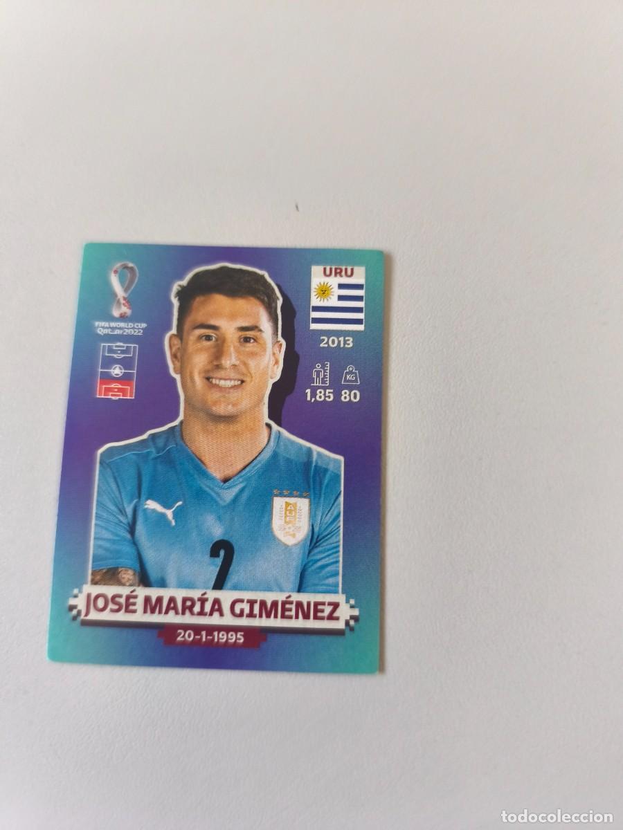 Coleccionismo cromos antiguos: MUNDIAL QATAR 2022 PANINI GIMENEZ URU 7 CMR2