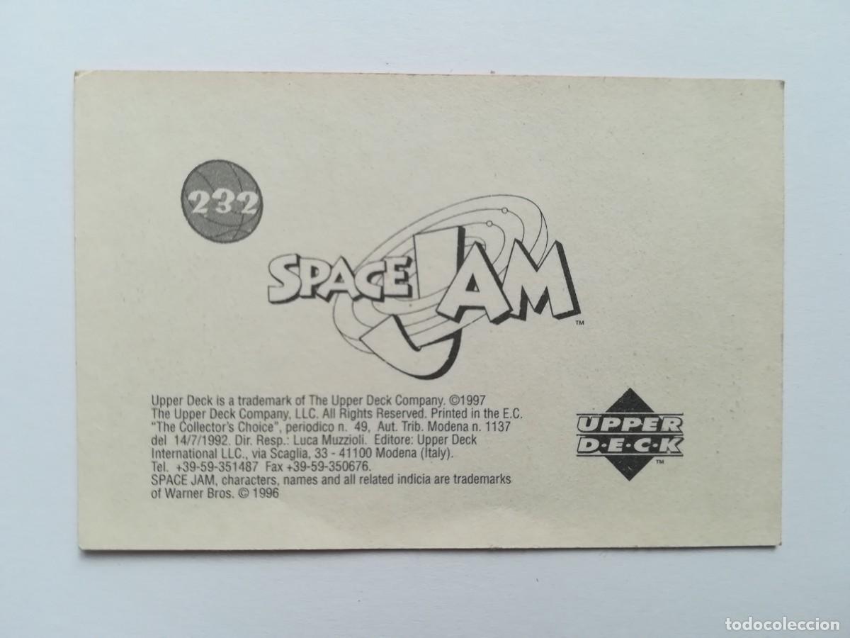 Coleccionismo cromos antiguos: Cromo Space Jam N&ordm; 243. Sin pegar. Upper Deck 1996. - Foto 2
