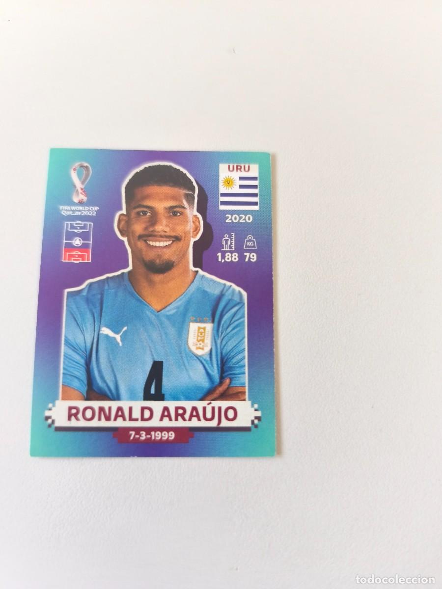 Coleccionismo cromos antiguos: MUNDIAL QATAR 2022 PANINI RONALD ARAUJO URU 5 CMR2