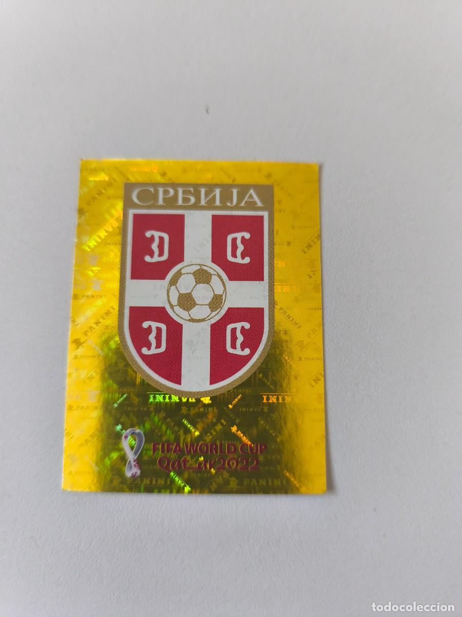 Coleccionismo cromos antiguos: MUNDIAL QATAR 2022 PANINI ESCUDO SRB 2 CMR2