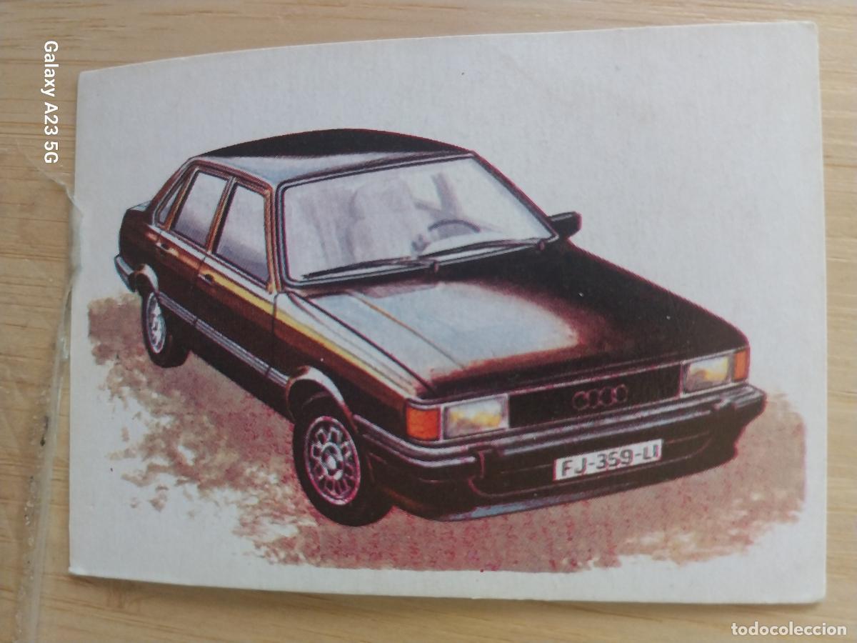 Coleccionismo cromos antiguos: AUDI 80 CD ** A&Ntilde;O 1982 CROMO SIN PEGAR NUNCA COCHES CARTON 7.4 X 5.4