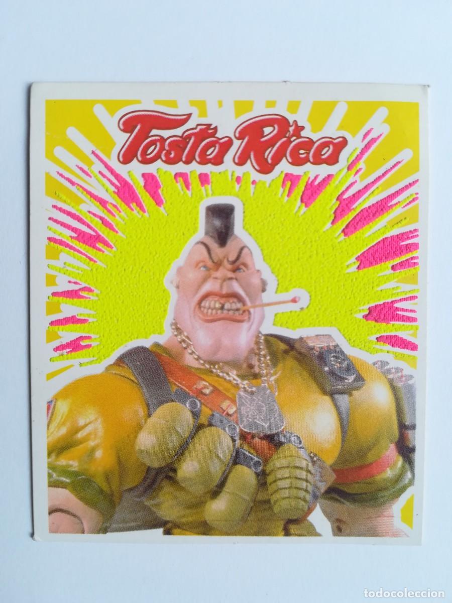 Coleccionismo cromos antiguos: Cromo Peque&ntilde;os guerreros. Tosta Rica. Cu&eacute;tara. Sin pegar.