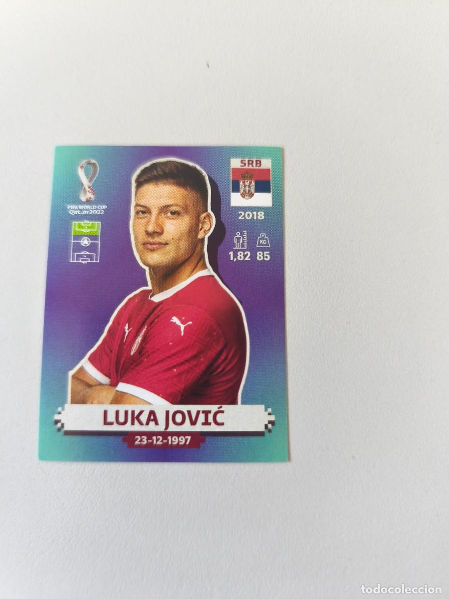 Coleccionismo cromos antiguos: MUNDIAL QATAR 2022 PANINI LUKA JOVIC SRB 17 CMR2