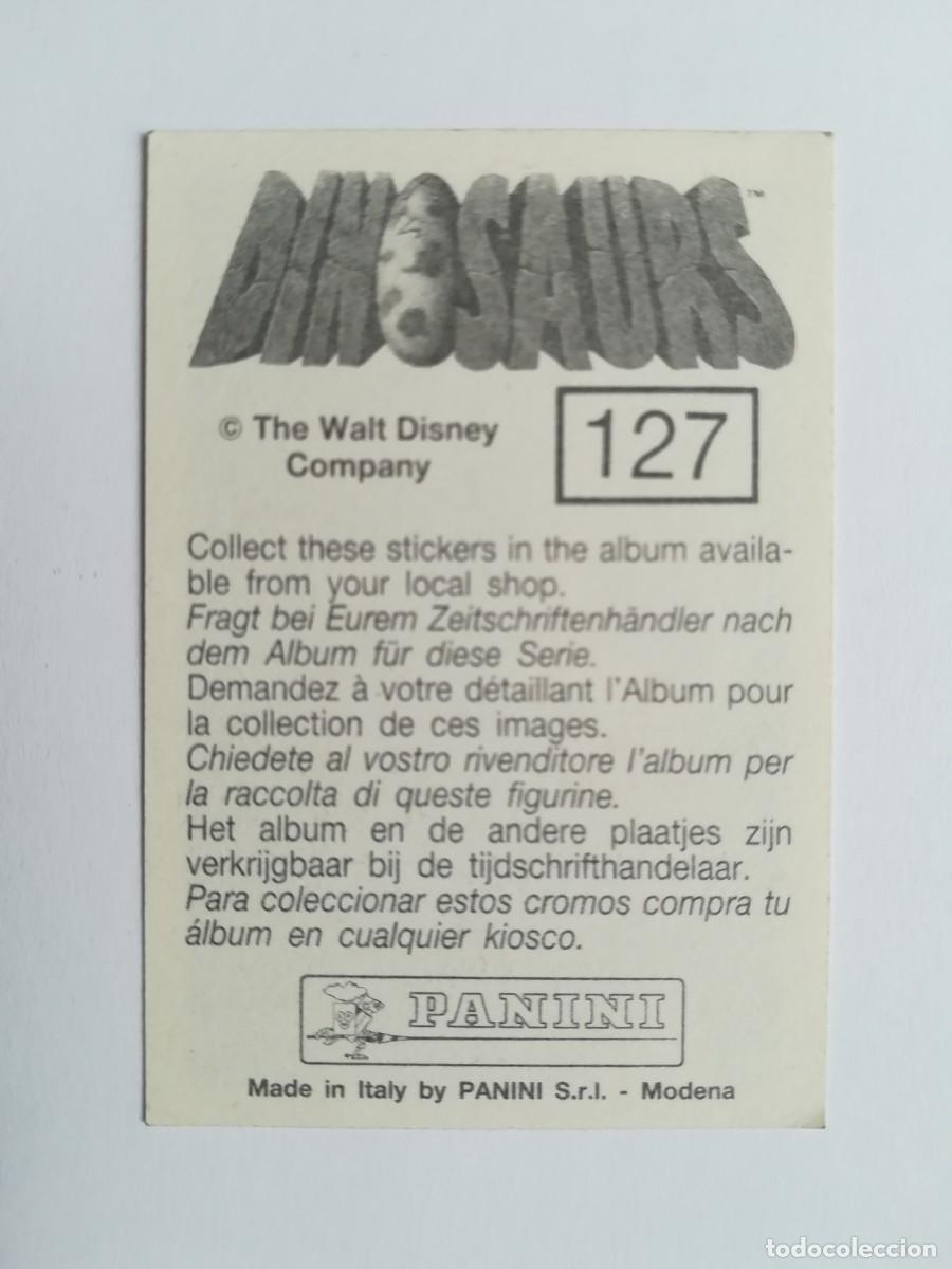 Coleccionismo cromos antiguos: Cromo Dinosaurs N&ordm; 127. Panini. - Foto 2