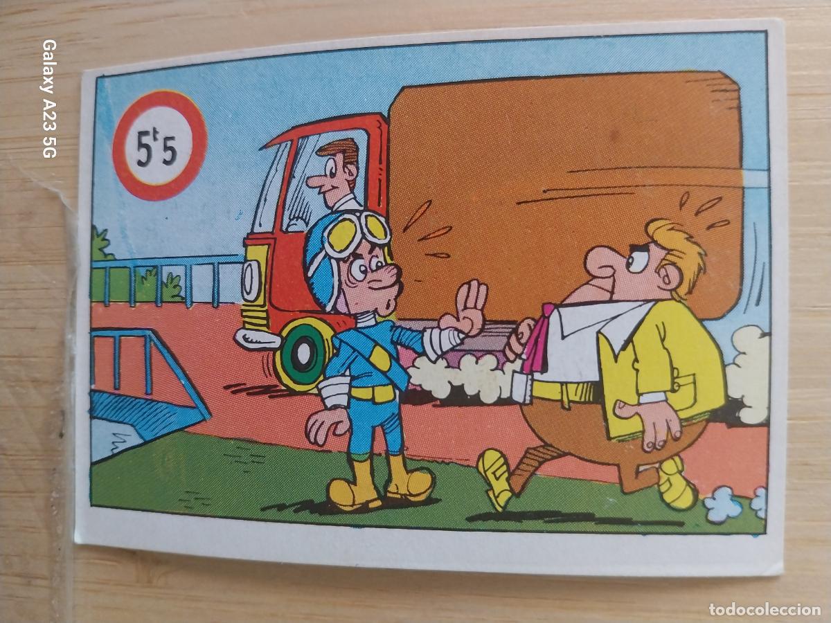 Coleccionismo cromos antiguos: Peso limitado * ** A&Ntilde;O 1982 CROMO SIN PEGAR NUNCA COCHES CARTON 7.4 X 5.4