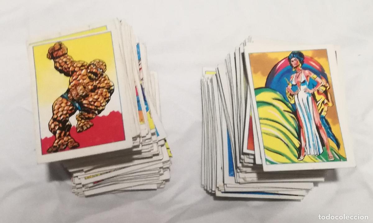 Coleccionismo cromos antiguos: Lote de 174 cromos del album Superheroes, FHER - A falta de 4 cromos