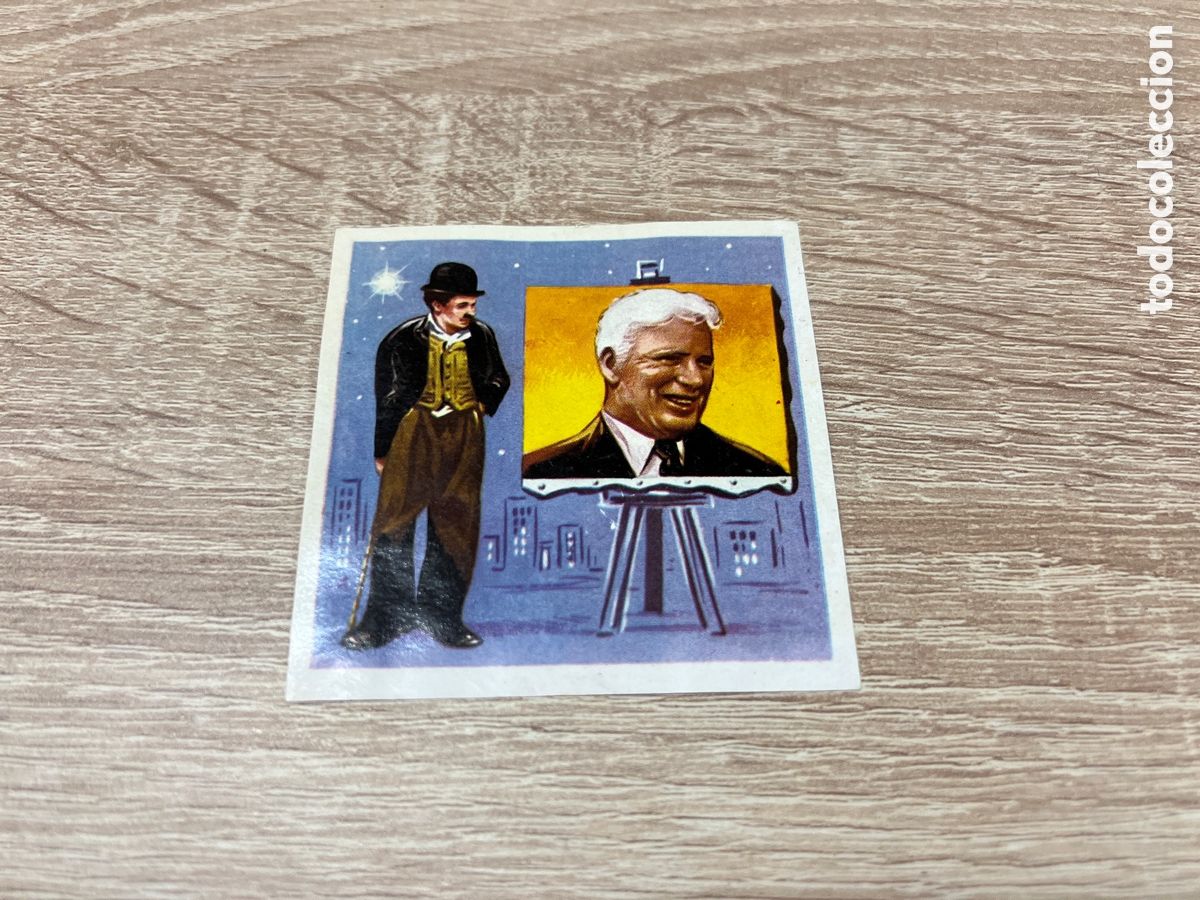 Coleccionismo cromos antiguos: 1964 CHARLIE CHAPLIN N&ordm; 100 CHOCOLATES SIMON DESPEGADO