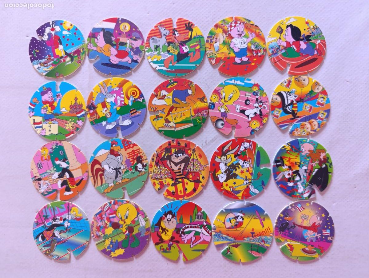 Coleccionismo cromos antiguos: LOTE 20 TAZOS OLYMPIC FLIPPO - SERIE COMPLETA - N&ordm; 236 A 255 - SMITHS - 1996 - WARNER BROS (334C#)