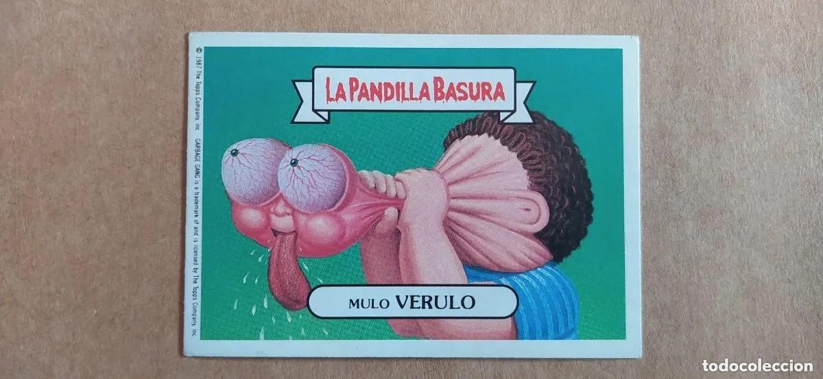 Coleccionismo cromos antiguos: Cromo n.5 la pandilla basura (album azul) sin pegar