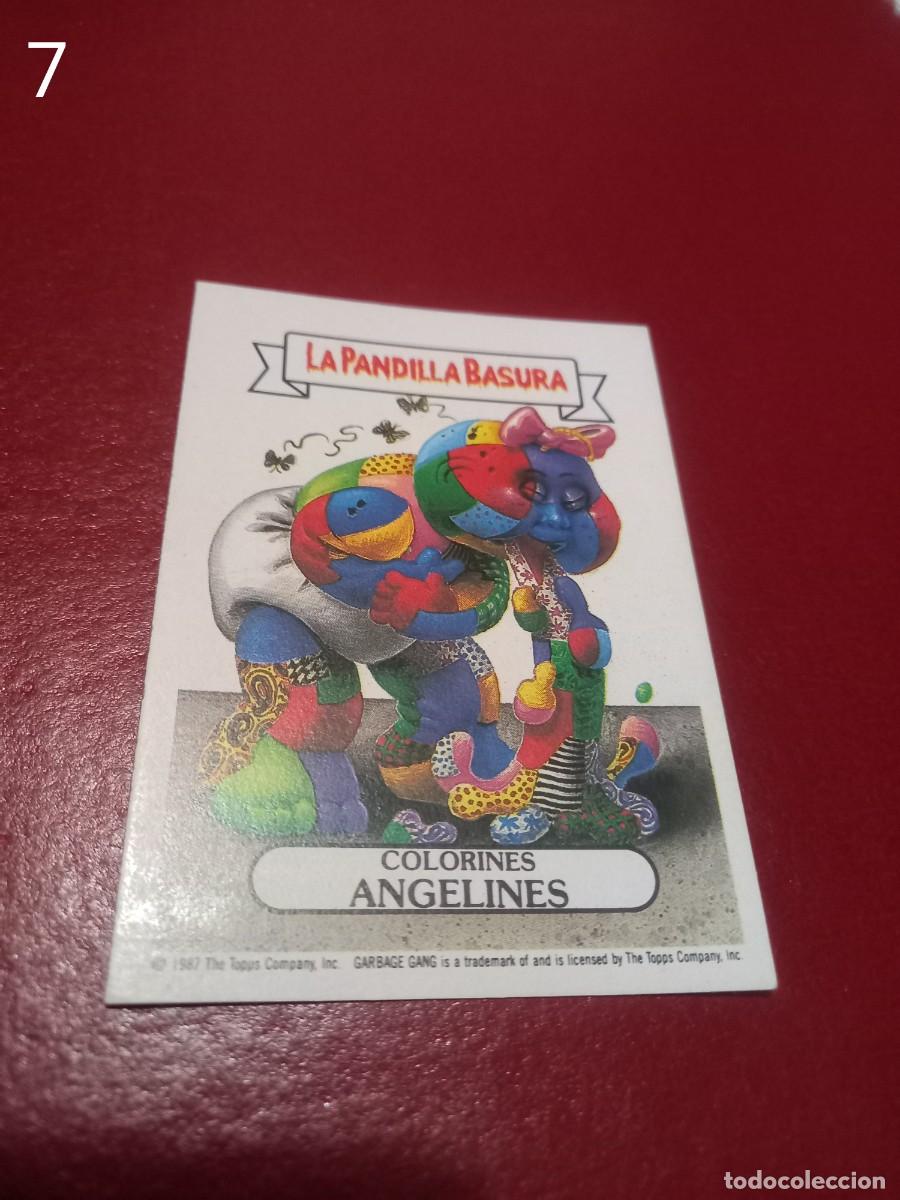 Coleccionismo cromos antiguos: Cromo n.7 la pandilla basura (album azul) sin pegar