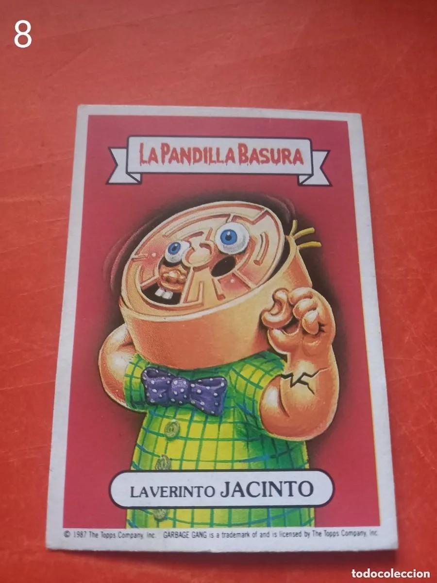 Coleccionismo cromos antiguos: Cromo n.8 la pandilla basura (album azul) sin pegar