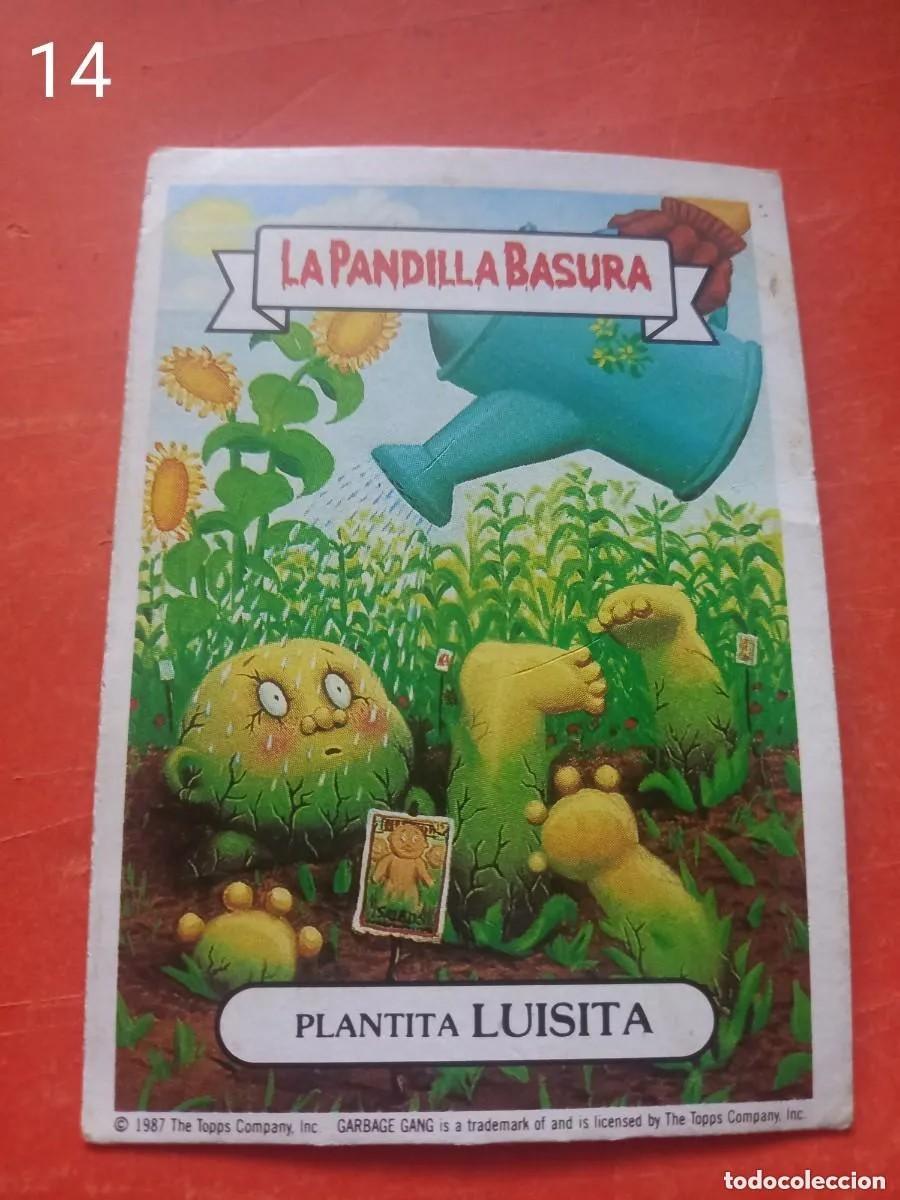 Coleccionismo cromos antiguos: Cromo n.14 la pandilla basura (album azul) sin pegar