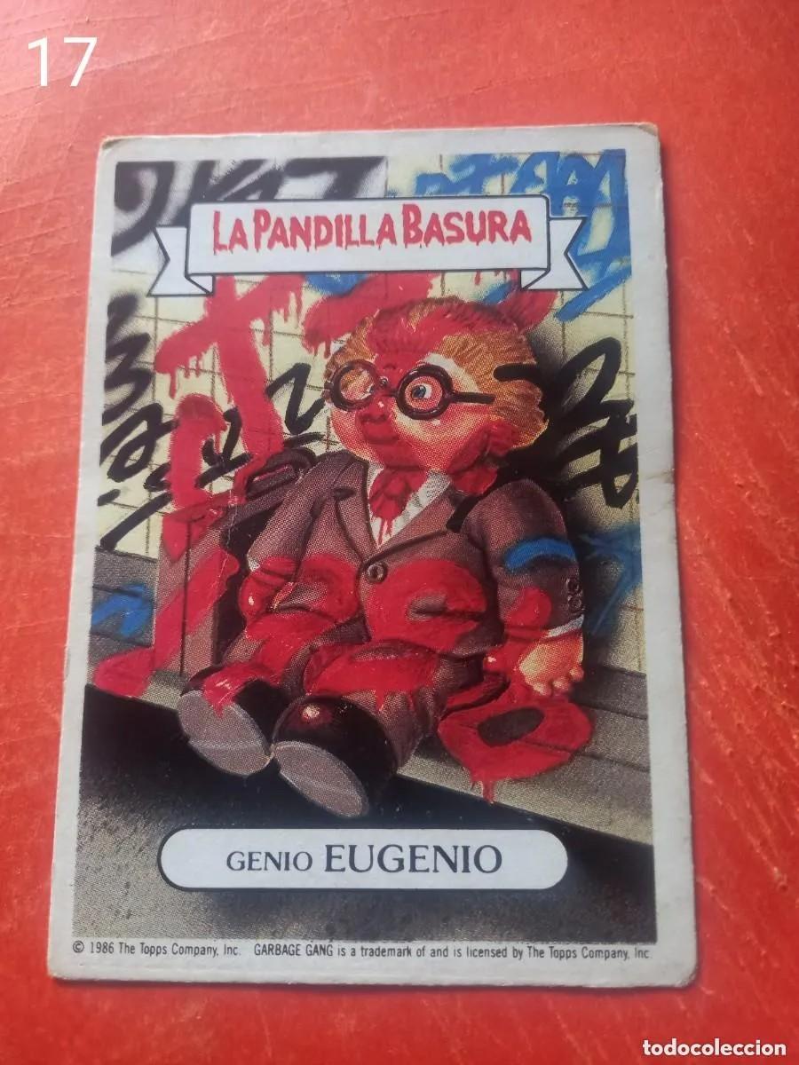 Coleccionismo cromos antiguos: Cromo n.17 la pandilla basura (album azul) sin pegar