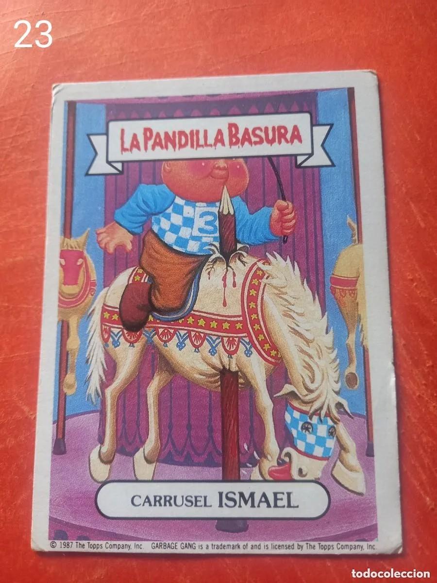Coleccionismo cromos antiguos: Cromo n.23 la pandilla basura (album azul) sin pegar