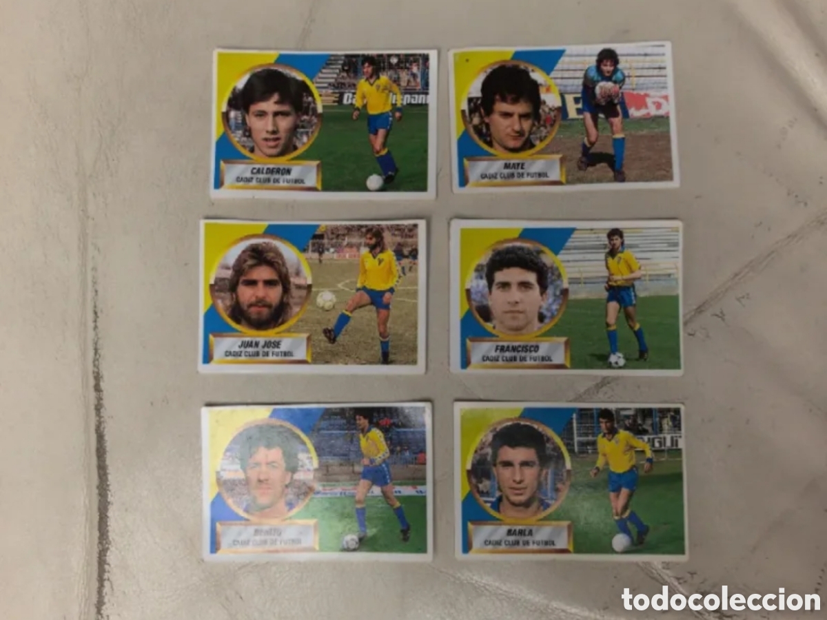 Coleccionismo cromos antiguos: Cromos C&aacute;diz liga 88 89 ediciones este