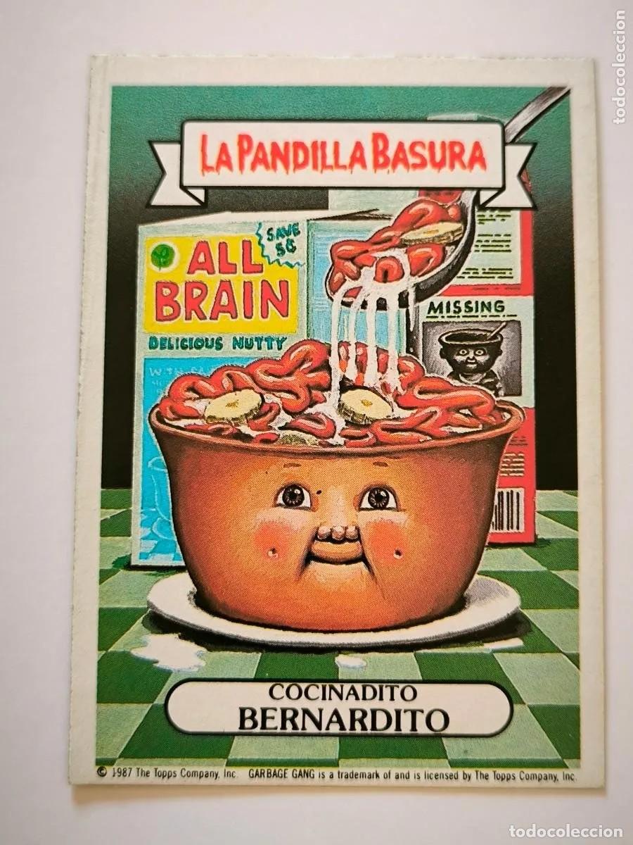 Coleccionismo cromos antiguos: Cromo n.27 la pandilla basura (album azul) sin pegar