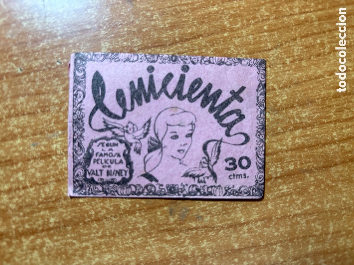 Coleccionismo cromos antiguos: SOBRE DE CROMOS SIN ABRIR - CENICIENTA EDITORIAL FHER ( ROSA )