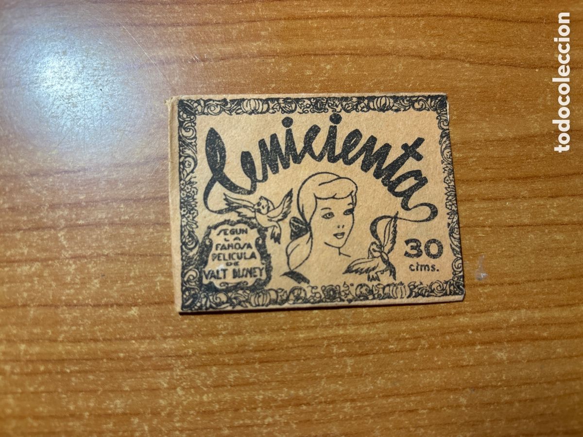 Coleccionismo cromos antiguos: SOBRE DE CROMOS SIN ABRIR - CENICIENTA EDITORIAL FHER ( NARANJA )