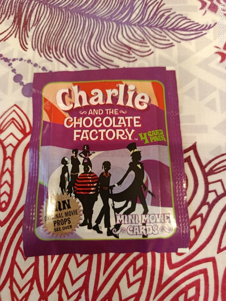 Colecionismo Cromos antigos: CHARLIE Y LA FABRICA DE CHOCOLATE SOBRE CROMOS