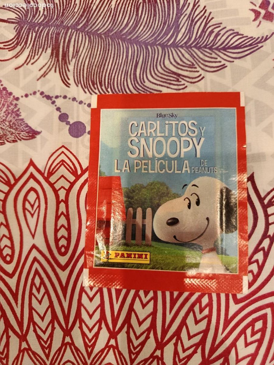 SOBRE DE CROMOS SNOOPY PENAUTS