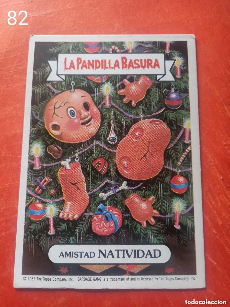 Coleccionismo cromos antiguos: Cromo n.82 la pandilla basura (album azul) sin pegar