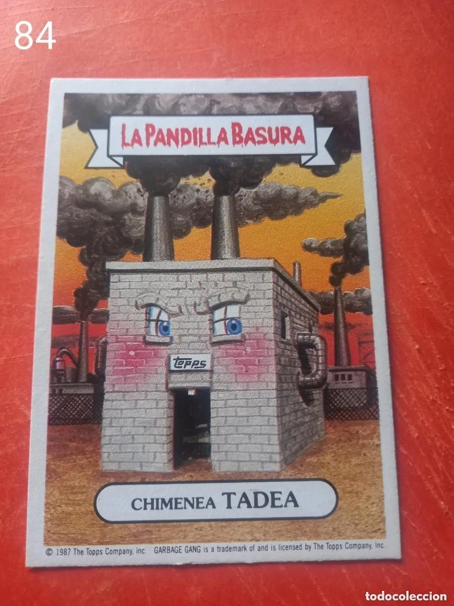 Coleccionismo cromos antiguos: Cromo n.84 la pandilla basura (album azul) sin pegar