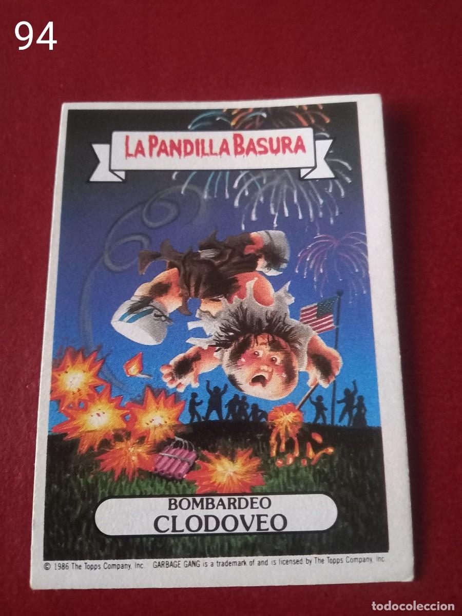 Coleccionismo cromos antiguos: Cromo n.94 la pandilla basura (album azul) sin pegar