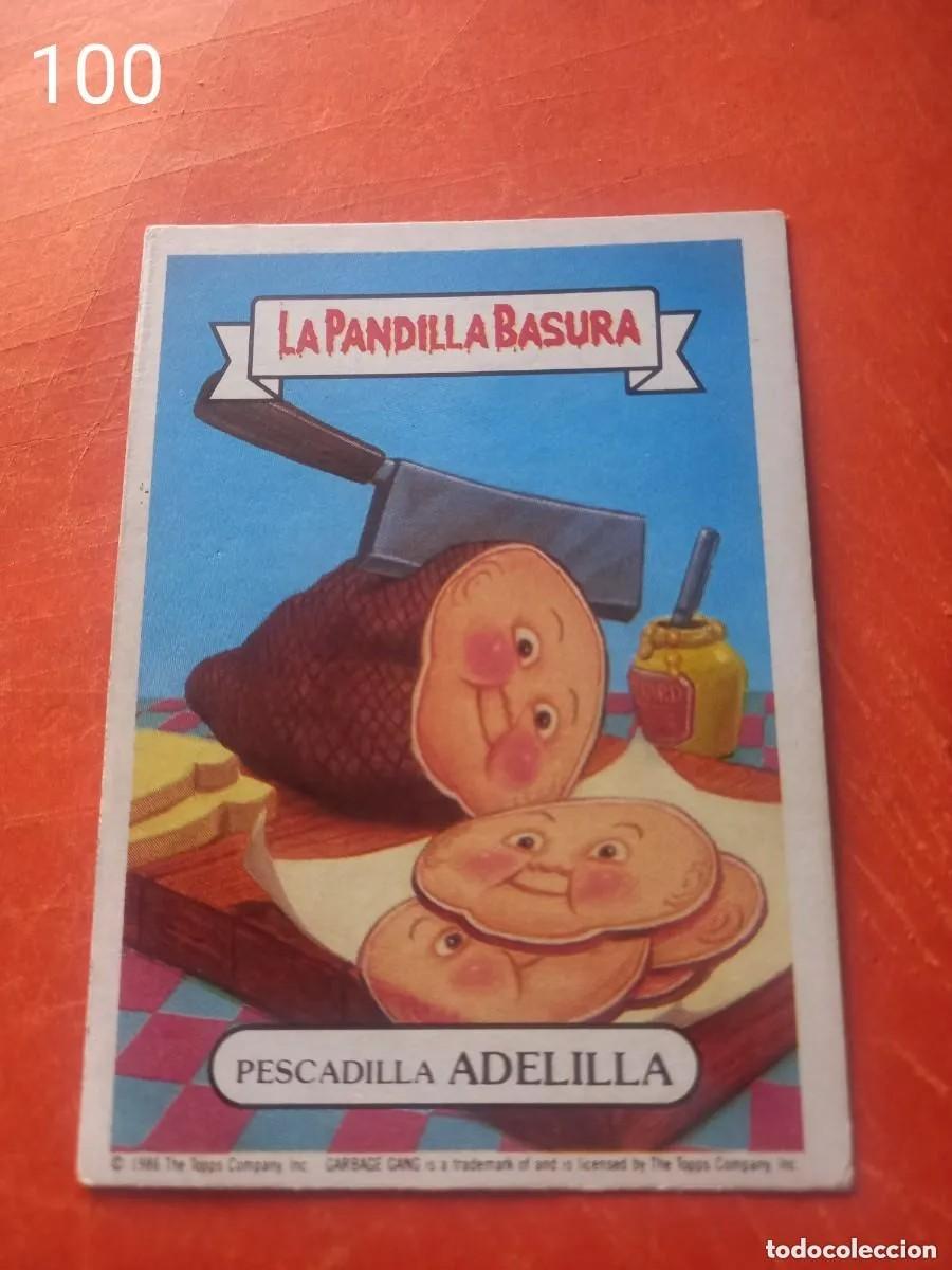 Coleccionismo cromos antiguos: Cromo n.100 la pandilla basura (album azul) sin pegar
