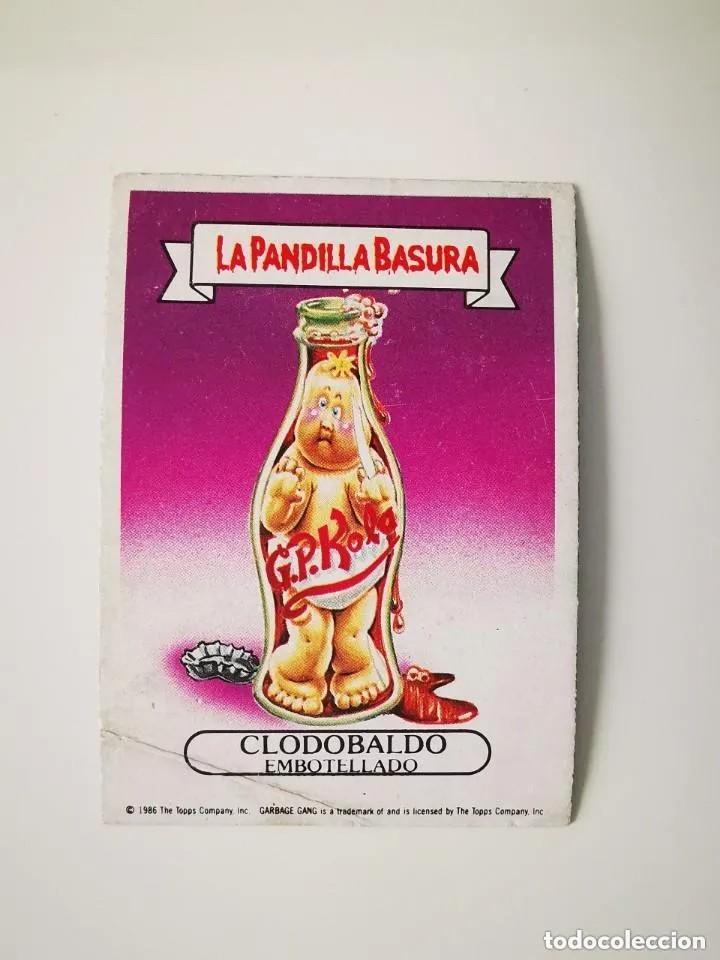 Coleccionismo cromos antiguos: Cromo n.108 la pandilla basura (album azul) sin pegar