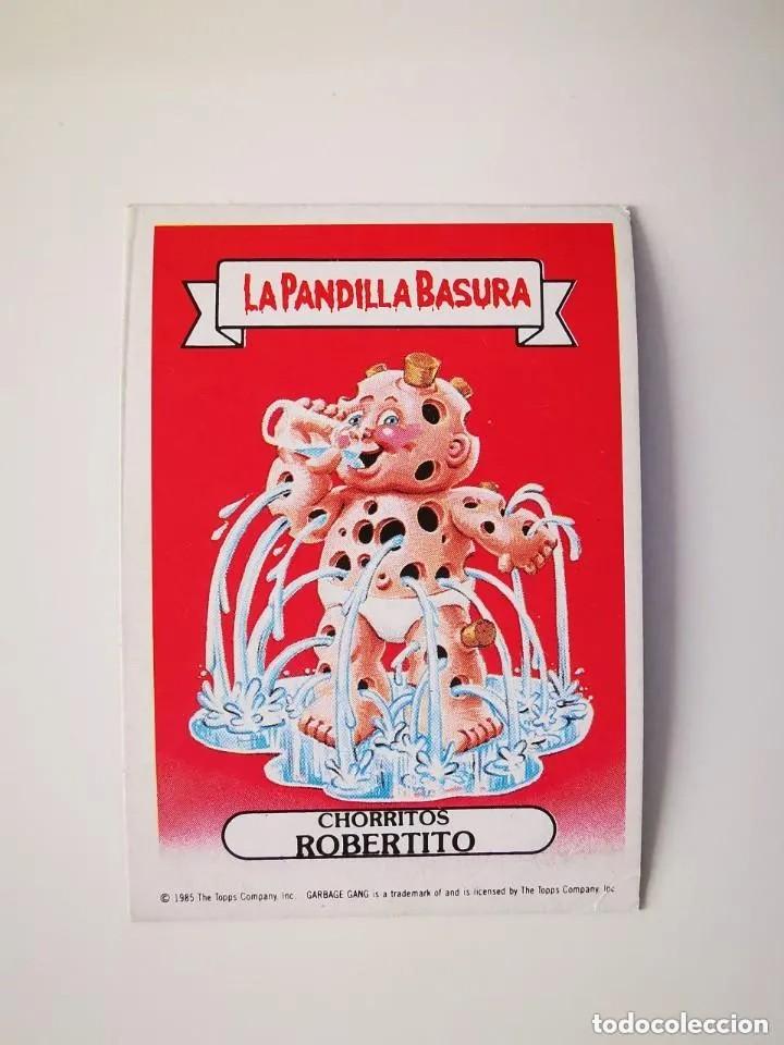 Coleccionismo cromos antiguos: Cromo n.120 la pandilla basura (album azul) sin pegar