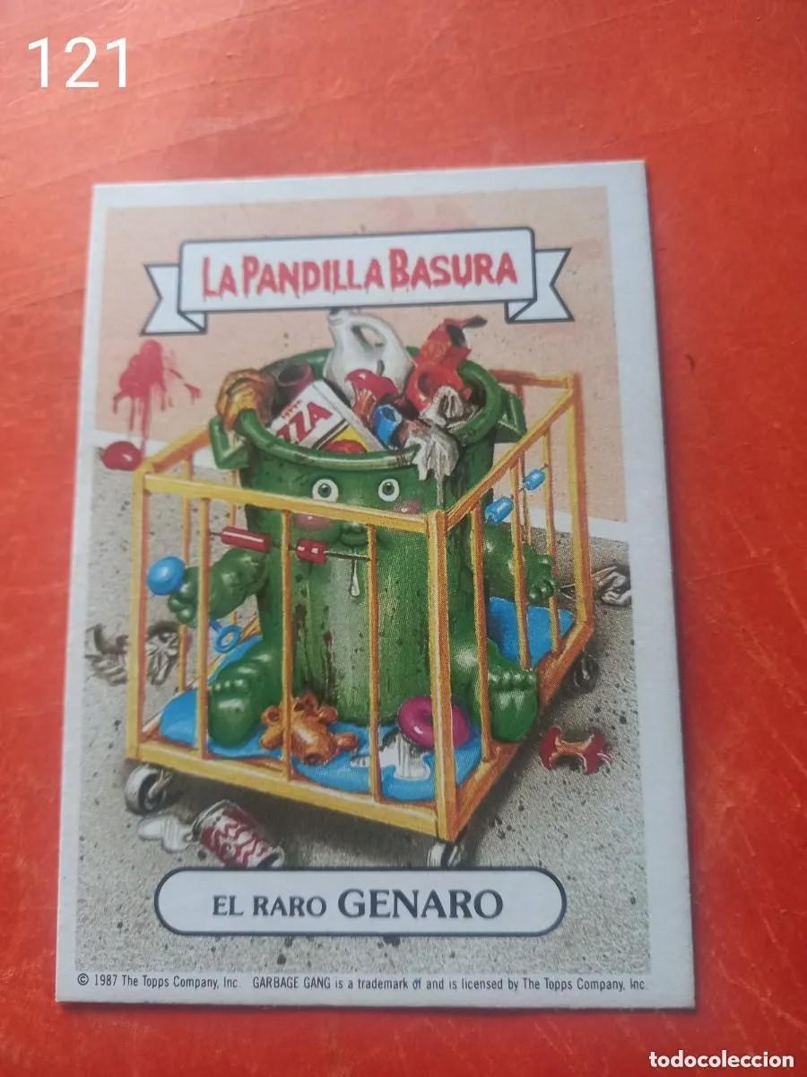 Coleccionismo cromos antiguos: Cromo n.121 la pandilla basura (album azul) sin pegar