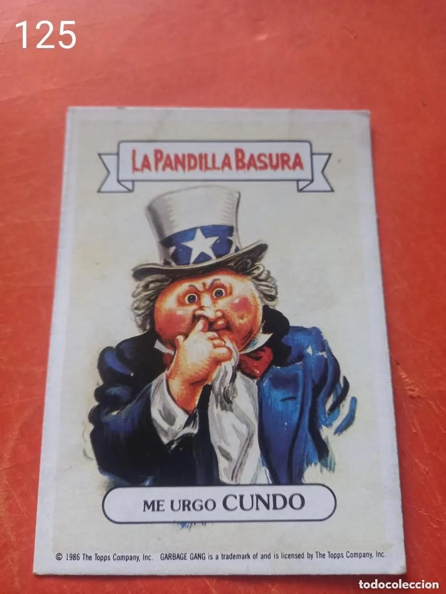 Coleccionismo cromos antiguos: Cromo n.125 la pandilla basura (album azul) sin pegar