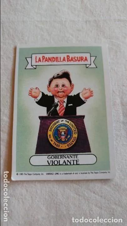 Coleccionismo cromos antiguos: Cromo n.126 la pandilla basura (album azul) sin pegar