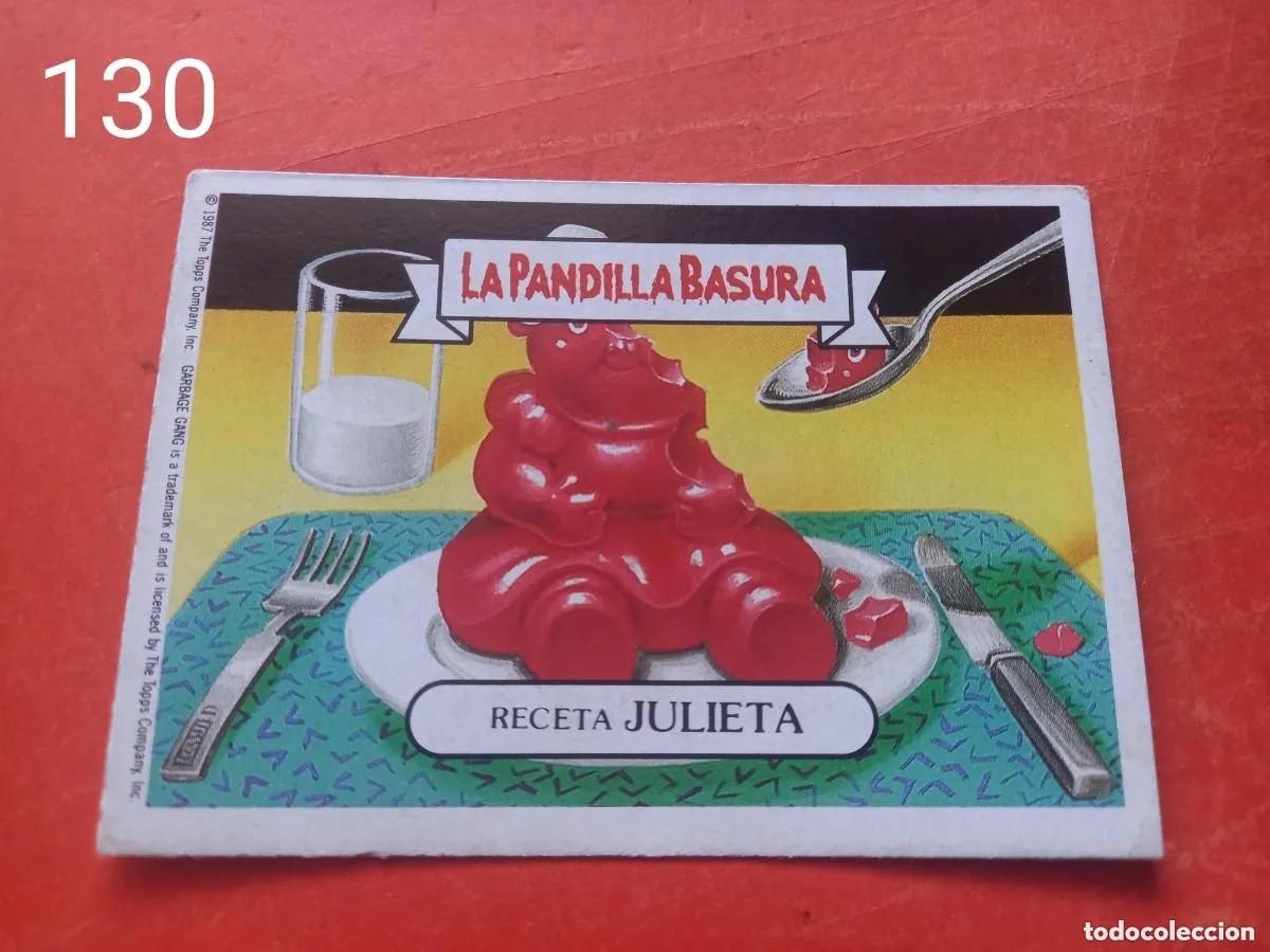 Coleccionismo cromos antiguos: Cromo n.130 la pandilla basura (album azul) sin pegar