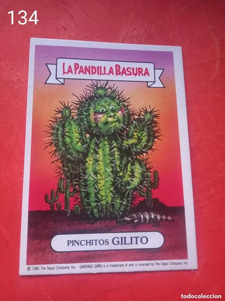 Coleccionismo cromos antiguos: Cromo n.134 la pandilla basura (album azul) sin pegar