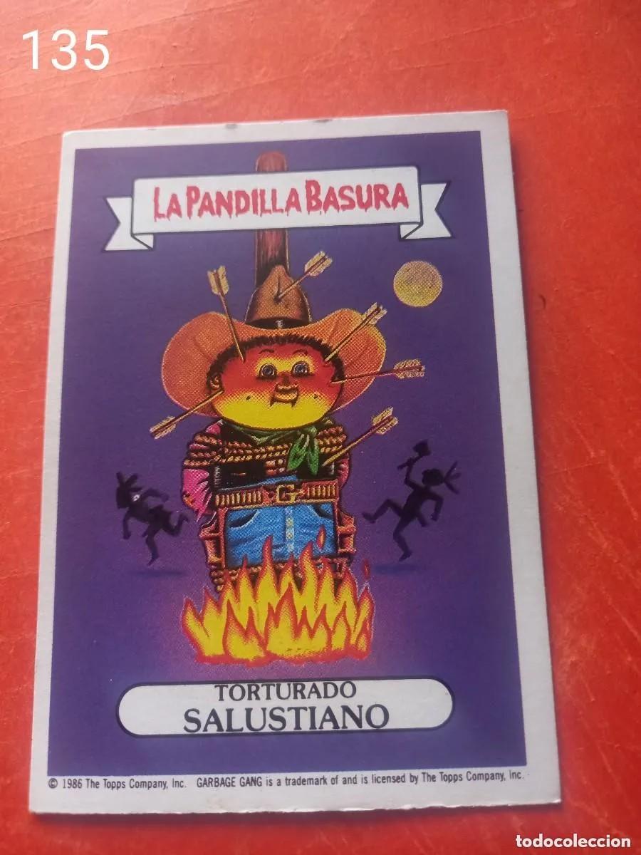 Coleccionismo cromos antiguos: Cromo n.135 la pandilla basura (album azul) sin pegar
