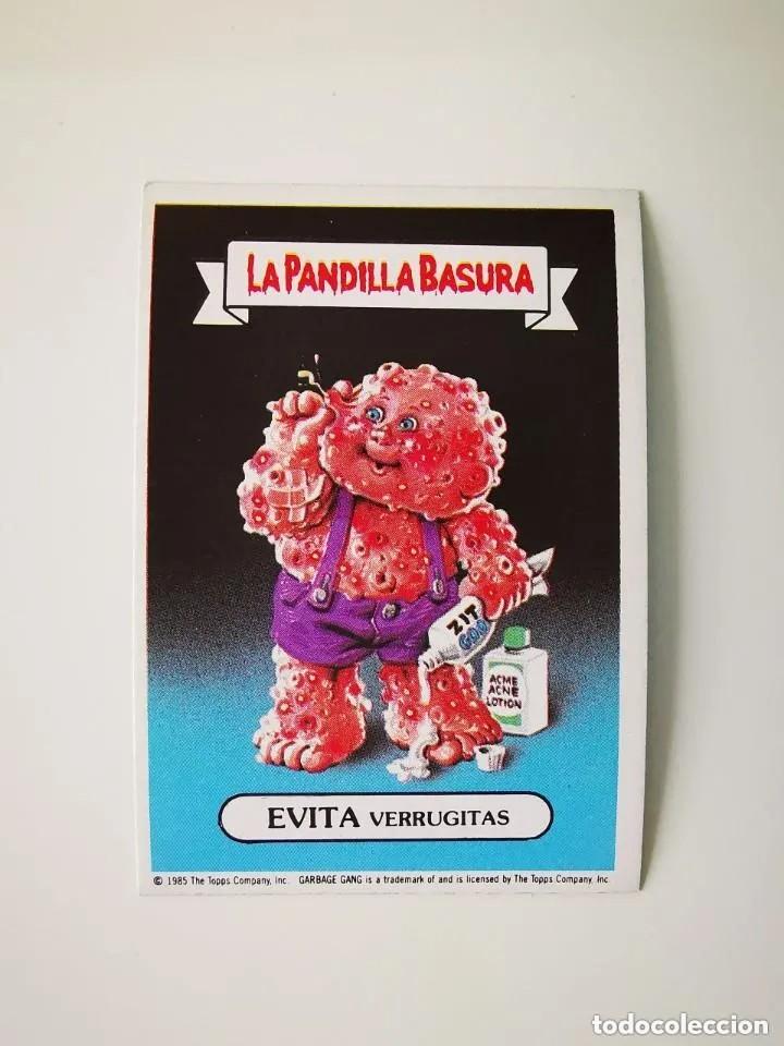 Coleccionismo cromos antiguos: Cromo n.136 la pandilla basura (album azul) sin pegar