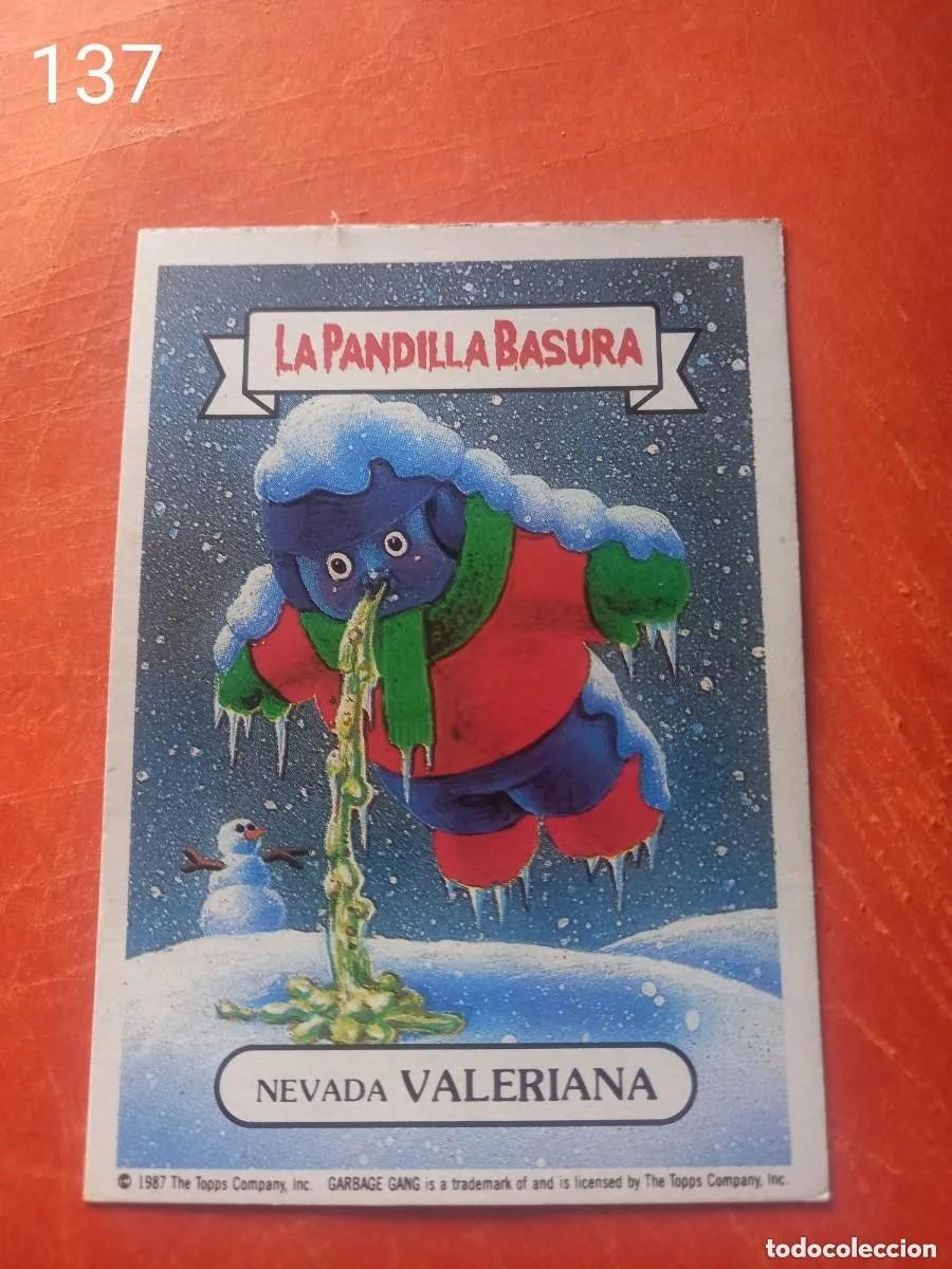 Coleccionismo cromos antiguos: Cromo n.137 la pandilla basura (album azul) sin pegar