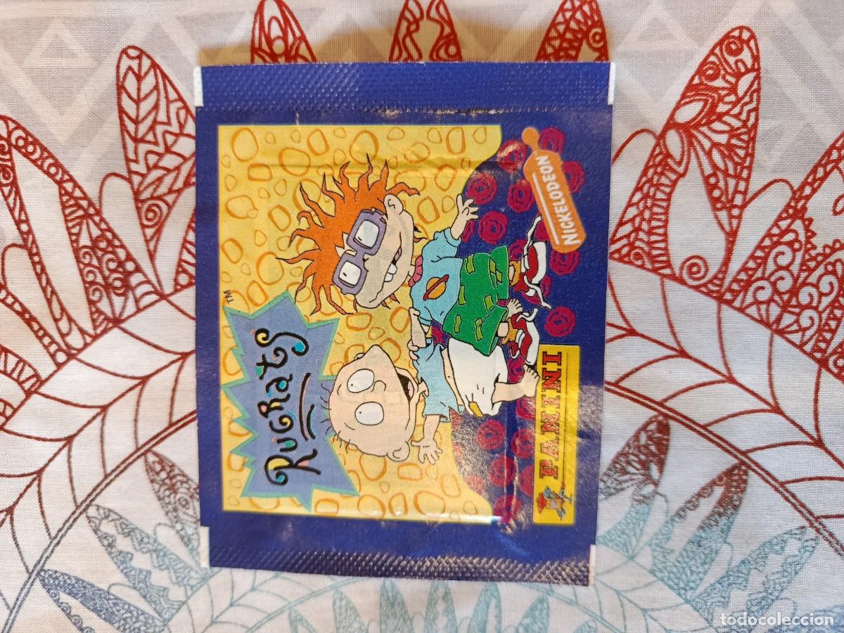 Coleccionismo cromos antiguos: RUGRATS SOBRE CROMOS AVENTURAS EN PA&Ntilde;ALES