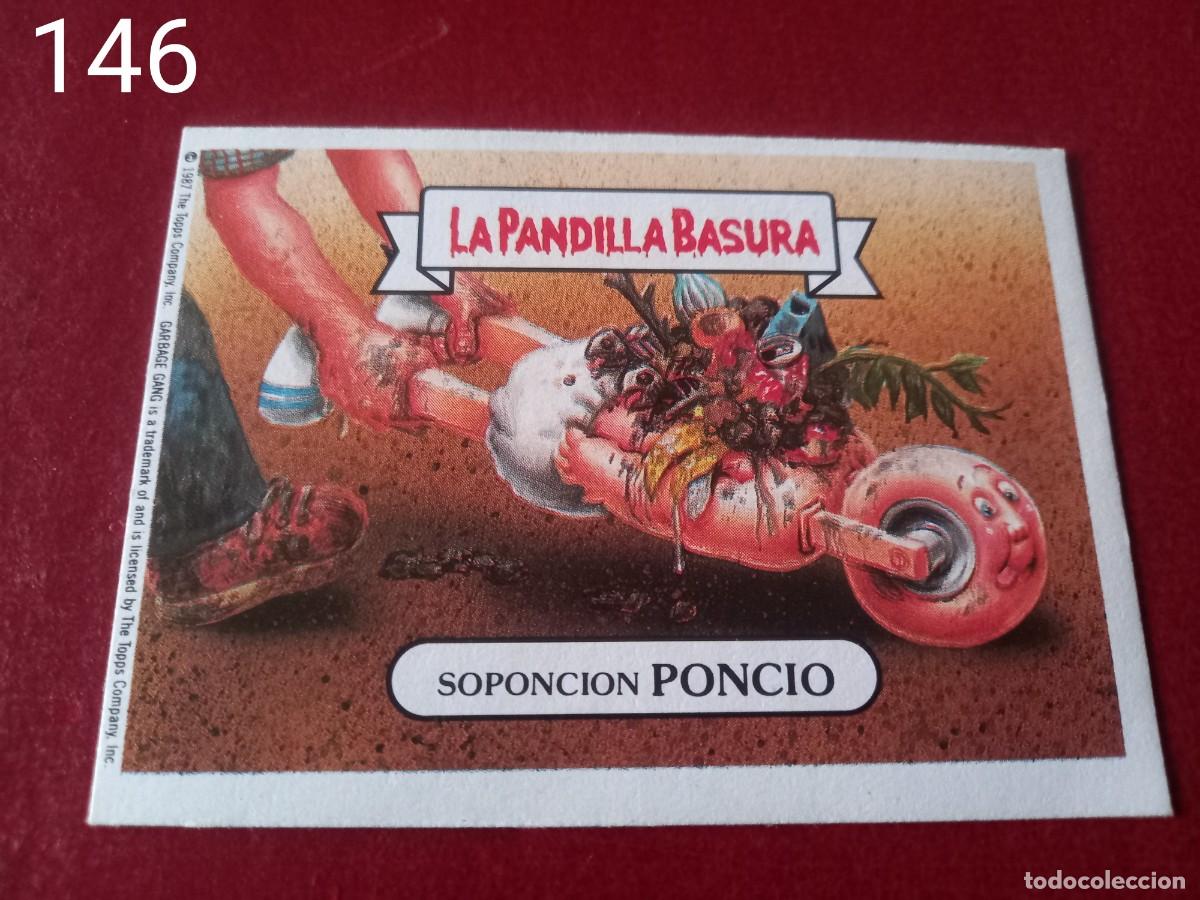 Coleccionismo cromos antiguos: Cromo n.146 la pandilla basura (album azul) sin pegar