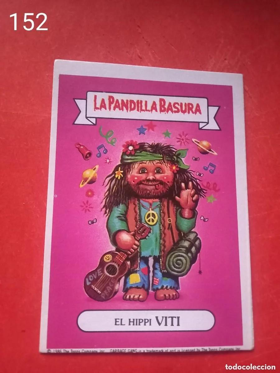 Coleccionismo cromos antiguos: Cromo n.152 la pandilla basura (album azul) sin pegar