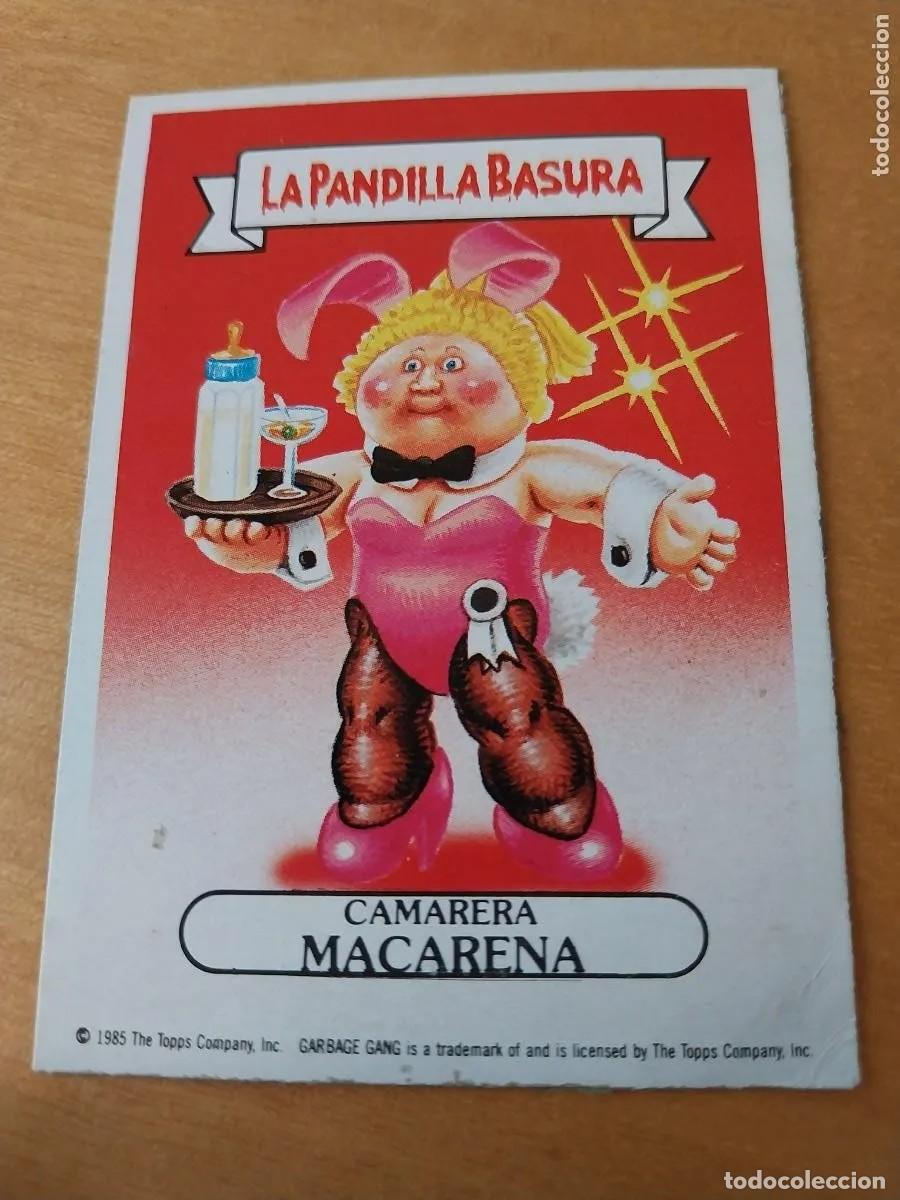 Coleccionismo cromos antiguos: Cromo n.154 la pandilla basura (album azul) sin pegar