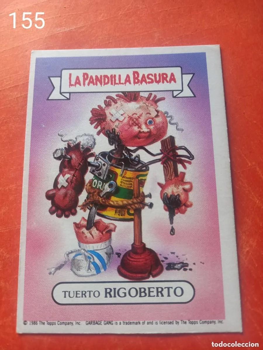 Coleccionismo cromos antiguos: Cromo n.155 la pandilla basura (album azul) sin pegar