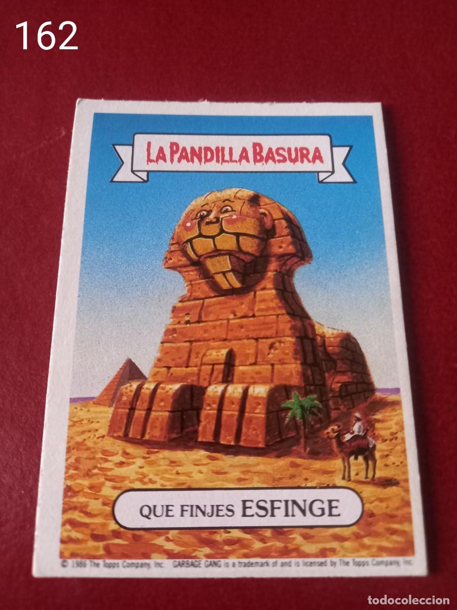 Coleccionismo cromos antiguos: Cromo n.162 la pandilla basura (album azul) sin pegar
