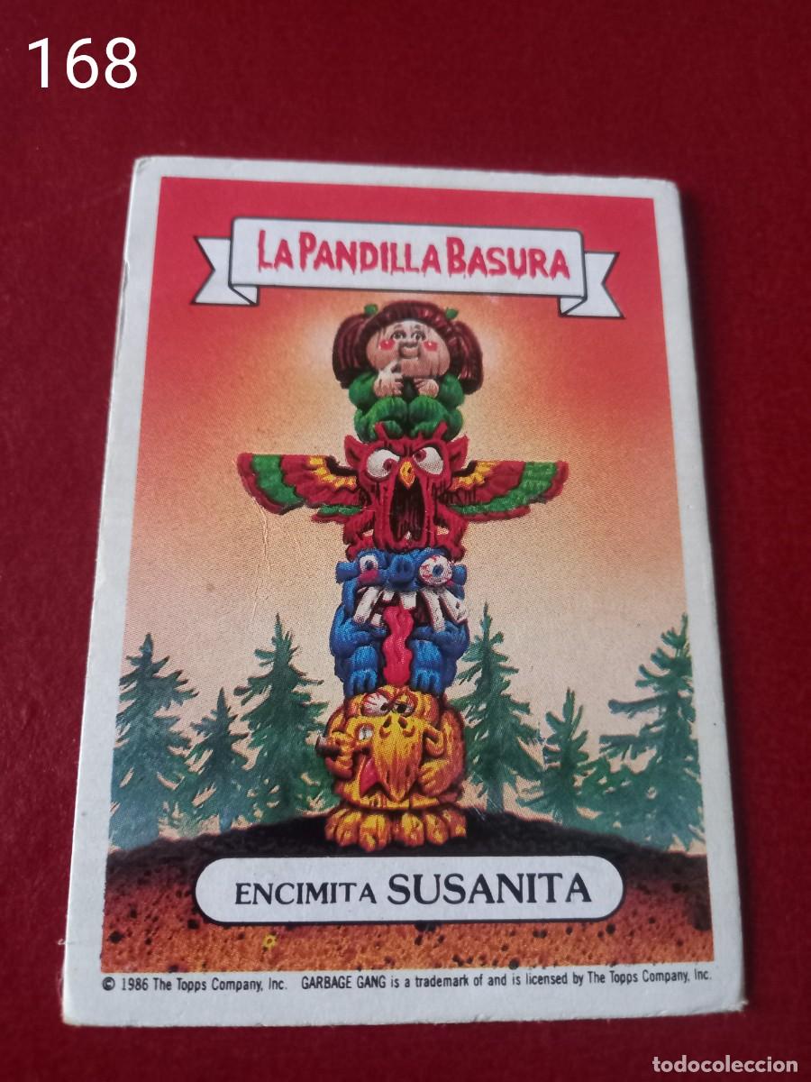 Coleccionismo cromos antiguos: Cromo n.168 la pandilla basura (album azul) sin pegar