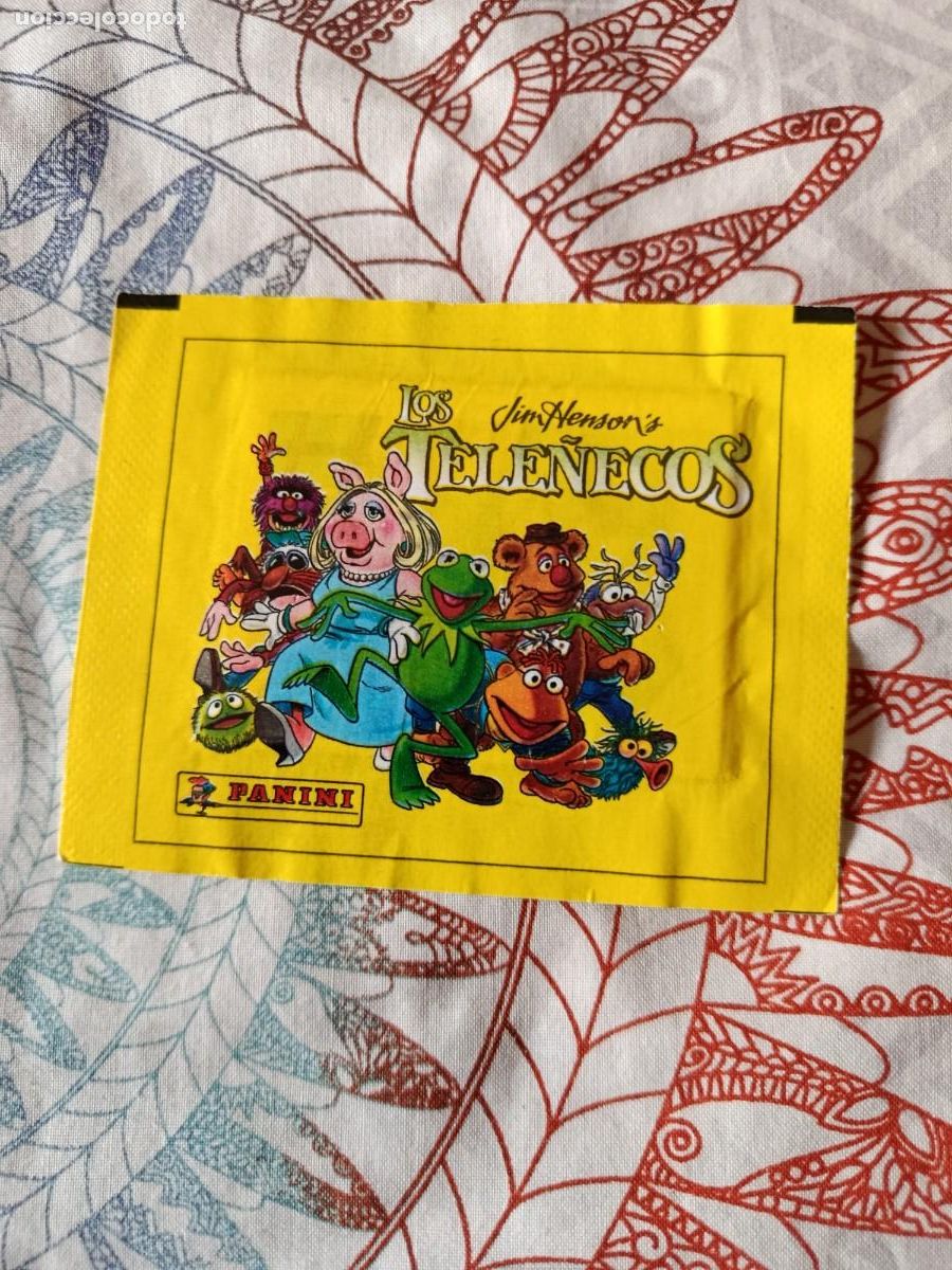 Coleccionismo cromos antiguos: TELE&Ntilde;ECOS MUPPETS SOBRE DE CROMOS