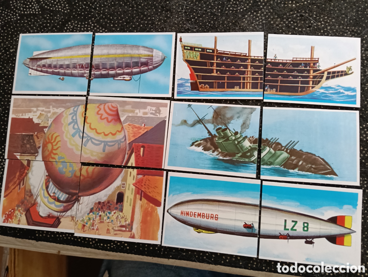Coleccionismo cromos antiguos: Lote de 6 cromos dobles de La aventura de la velocidad&rdquo; editada por Difusora de Cultura (DIDEC) 197