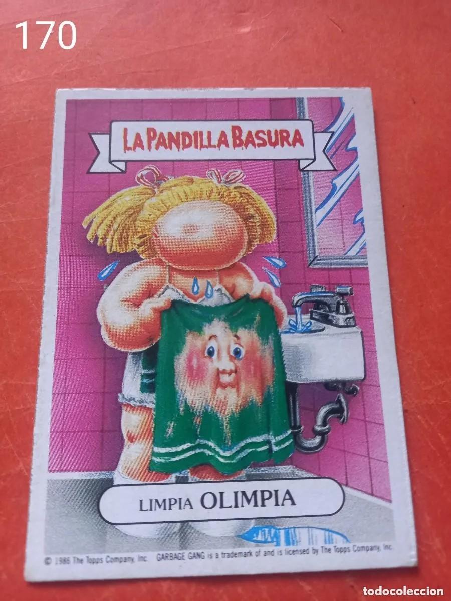 Coleccionismo cromos antiguos: Cromo n.170 la pandilla basura (album azul) sin pegar