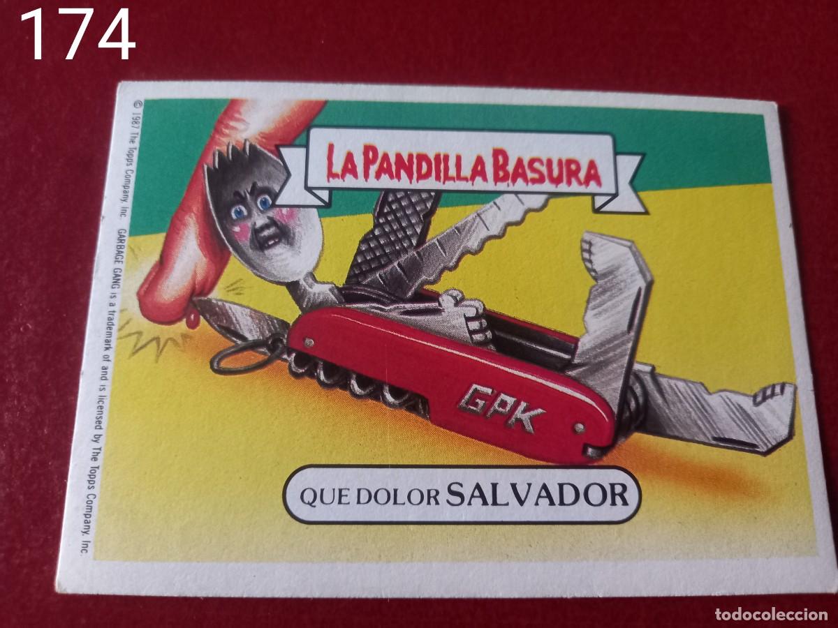 Coleccionismo cromos antiguos: Cromo n.174 la pandilla basura (album azul) sin pegar